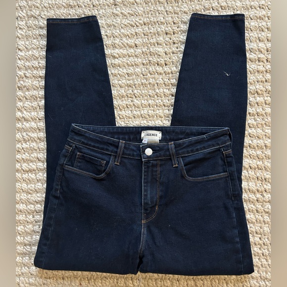 LAGENCE Margot High Rise Skinny Jeans in Ink Women's Size 27 - Picture 2 of 6